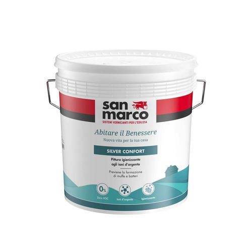 Pintura de acabado - Silver confort - SAN MARCO - a base de agua / para muro / de dos capas