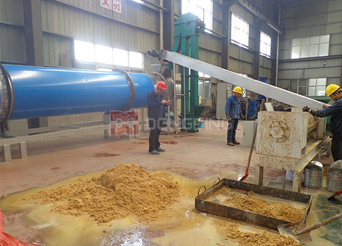 Secador de tambor - DDJG1210	 - Dongding Machinery - alimentador / rotativo / de armarios