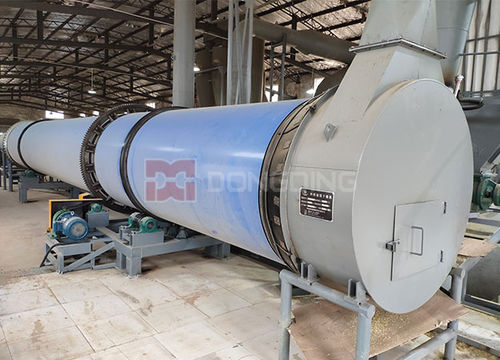 Secador de aire caliente - DDJG1410 - Dongding Machinery - rotativo / espiralado / de tambor