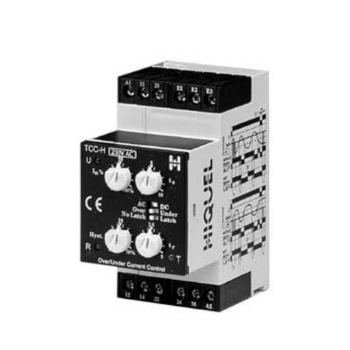 Relé de control de sobreintensidad - TCC-H series - HIQUEL - de subintensidad / 2NA/NC / AC/DC