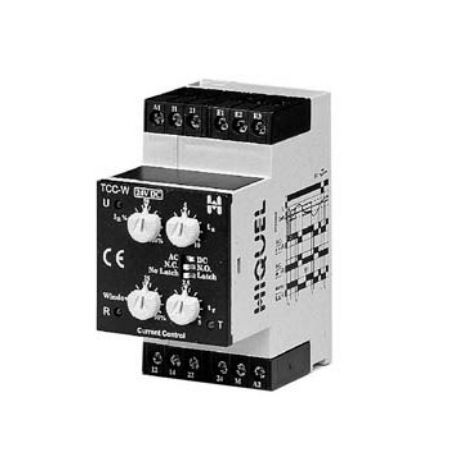 Relé de vigilancia de sobreintensidad - TCC-W series - HIQUEL - de subintensidad / 2NA/NC / AC/DC