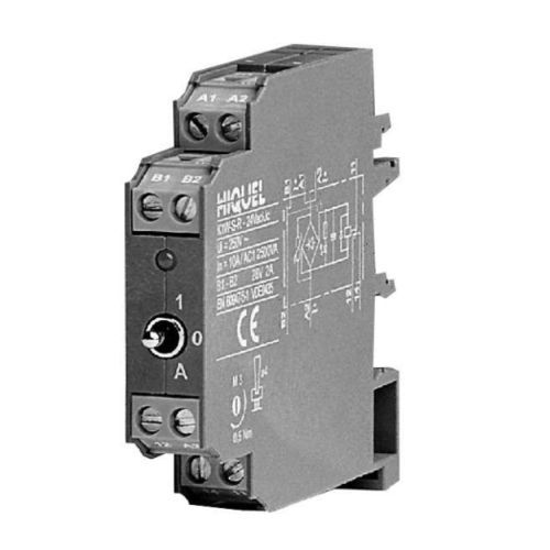 Relé electromecánico 24 Vcc - K1S series  - HIQUEL - 24 V CA / en riel DIN / de interfaz