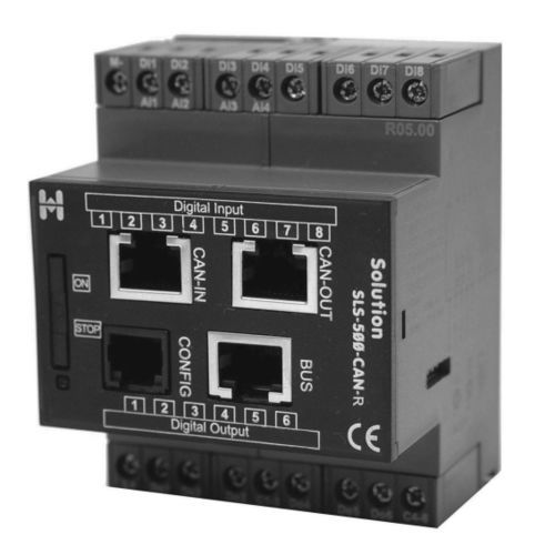 Unidad de control digital - SLS-500-CAN-S - HIQUEL - programable / en riel DIN