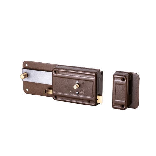 Cerradura mecánica - Ferroglietto  - ISEO - de llave / con pestillo / para puerta