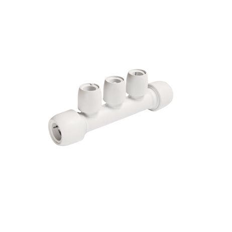 Manifold de 3 vías - HX89B/22W - Wavin - de plástico / hidráulico / para líquido