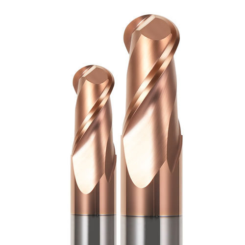 Fresa frontal hemisférica - CDB2E-0104050 - Changzhou Cbaner Precision Tools Co. Ltd - de acabado / carburo sólido / de carburo de tungsteno