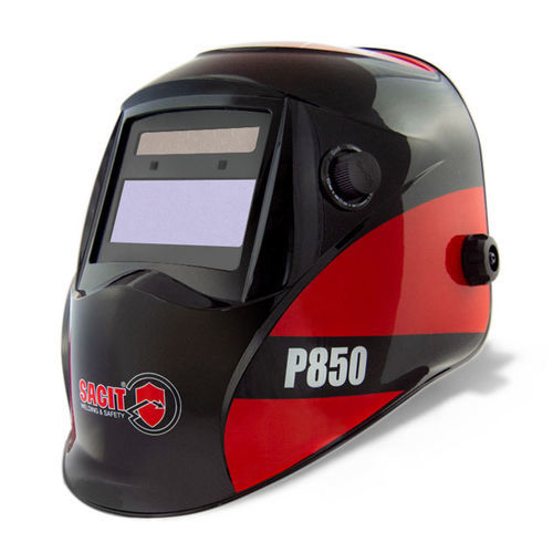 Máscara de soldadura auto-oscureciente - P850 - SACIT - EN 175 / EN 379 / contra la radiación UV