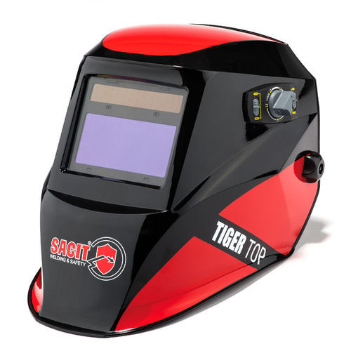 Máscara de soldadura auto-oscureciente - TIGER TOP - SACIT - automática / EN 175 / EN 379
