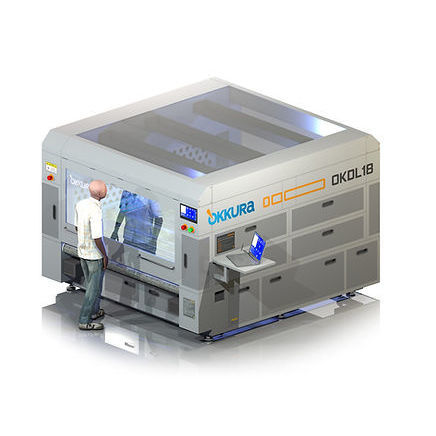 Máquina de corte láseres de 2 haces - OKDL18 - Okkura Limited - para tejidos técnicos / refrigerada con agua / completamente cerrada