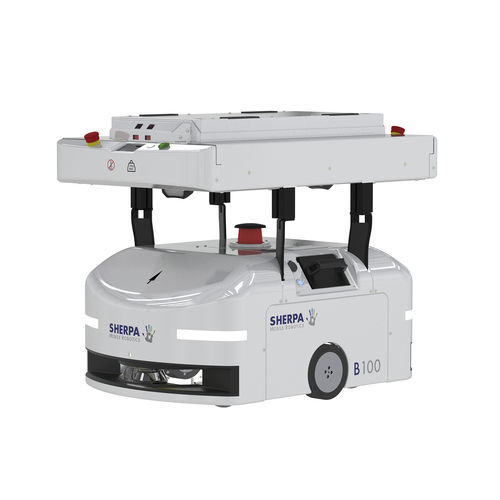 Robot móvil autónomo (AMR) de transporte - SHERPA-B - SHERPA MOBILE ROBOTICS - eléctrico / colaborativo / con bandejas