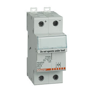 Portafusible en riel DIN - BTICINO - para aplicaciones fotovoltaicas