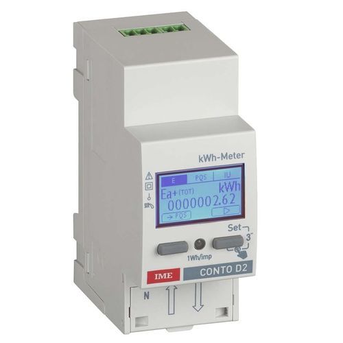 Contador de energía eléctrica trifásico - CONTO - BTICINO - monofásico / en riel DIN / Modbus
