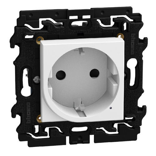 Tomacorriente empotrable - YW4141AC - BTICINO - 2 polos / tipo schuko / inteligente