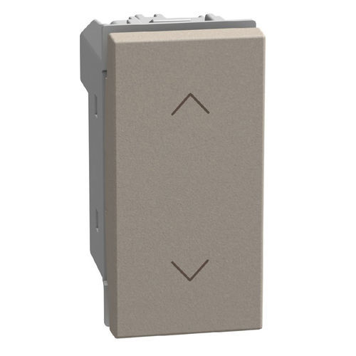 Botón pulsador 2NA - YG4037N - BTICINO - de interbloqueo / mecánico / no luminoso