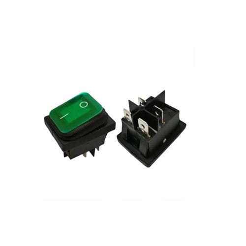 Interruptor basculante - KCD4-green - Yueqing Tongda Wire Electric Factory - 2 polos / ENEC / industrial