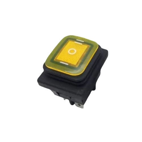 Interruptor basculante - KCD4-yellow - Yueqing Tongda Wire Electric Factory - DPDT / resistente al agua / LED