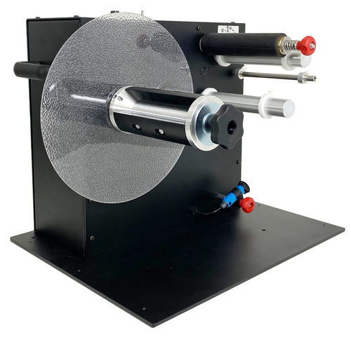 Enrollador-desenrollador de etiquetas - ZCAT-10 - LABELMATE - con motor / de rodillos