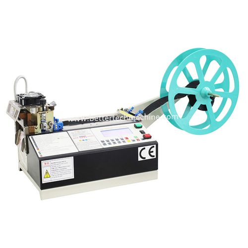 Máquina de corte para cinchas - JWDC120LH - Hefei Better Technology Co., Ltd. - vertical / por calentamiento / de tejido