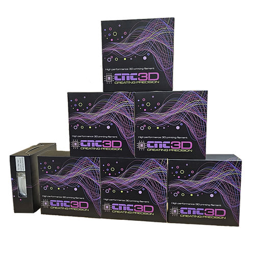 Filamento de PLA para impresora 3D - Cnc3d - 1,75 mm / negro / azul