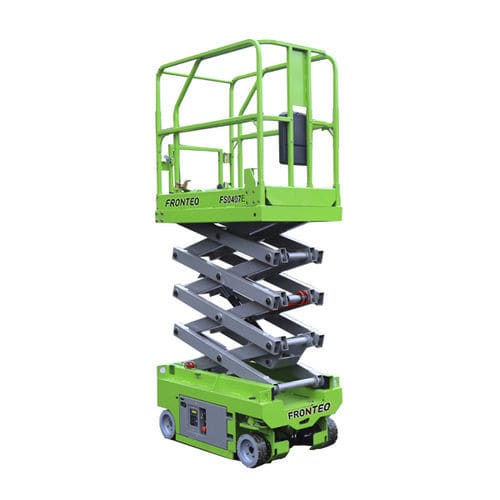 Plataforma elevadora de tijera eléctrica - FS0407E - Fronteq (Changzhou) Machinery Co., Ltd. - móvil / para uso en interiores y exteriores / para almacén