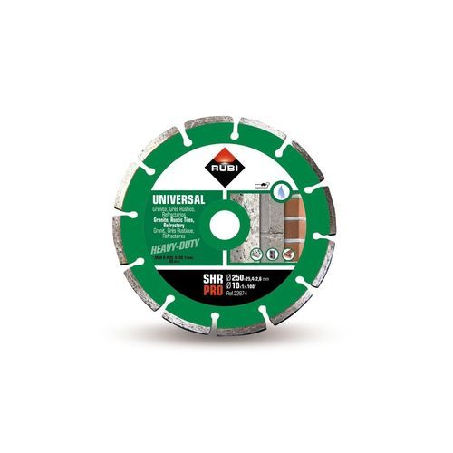 Hoja de sierra con segmentos - SHR series - RUBI - circular / de diamante / para hormigón