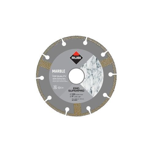 Hoja de sierra circular - EMG - RUBI - para tronzado / de diamante / para mármol