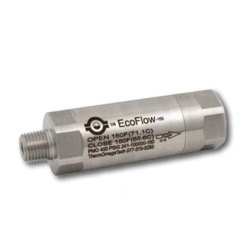 Válvula eléctrica - EcoFlow® - Thermomegatech - roscada / de acero inoxidable / resistente a la corrosión