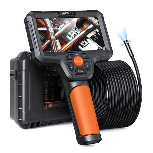 Borescopio flexible - DS580TL - Shenzhen Dipus Technology Co., Ltd. - para motor / de mano / con 3 cámaras