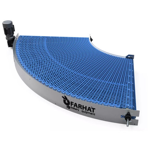 Transportador de banda - Farhat Bakery Equipment - de refrigeración / modular / para la industria alimentaria