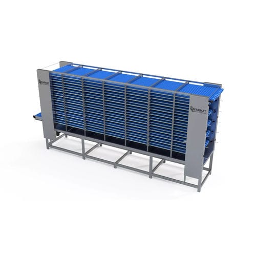 Transportador de banda - Farhat Bakery Equipment - de refrigeración / para alimentos cocidos / para la industria alimentaria