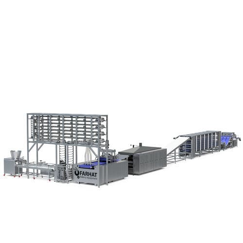 Línea de producción de panes para tortillas - Farhat Bakery Equipment