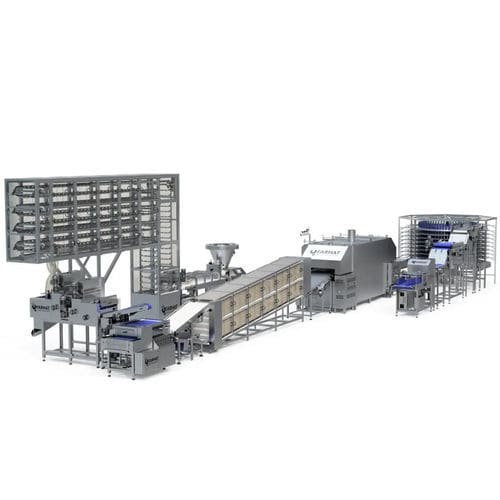 Línea de producción de panes pita - Farhat Bakery Equipment - automática