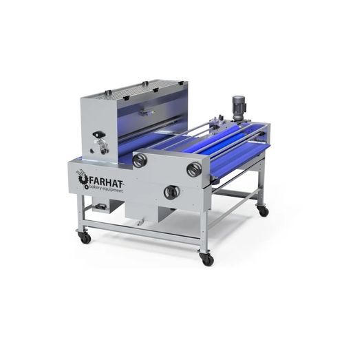 Transportador de banda - Farhat Bakery Equipment - horizontal / con ruedas / motor eléctrico