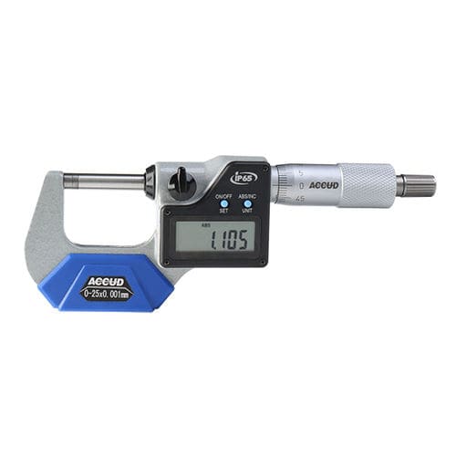 Micrómetro de exteriores - 313 series - Accud Co. Ltd - digital / de carraca / IP65