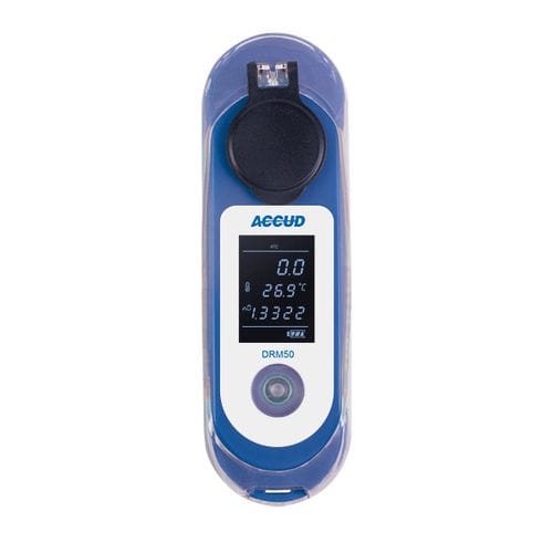 Refractómetro digital - DRM50 - Accud Co. Ltd - portátil / con control de temperatura / de salinidad