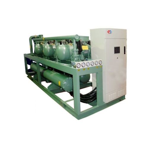 Unidad de condensación de tornillo - H.Stars (Guangzhou) Refrigerating Equipment Group Ltd. - refrigerada por agua / industrial
