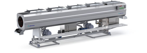 Tanque de calibrado de acero inoxidable - ADVT series - Adremac - para tuberías / para extrusión