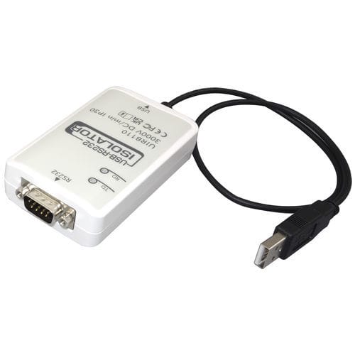 Convertidor/aislador USB - UIRB110 - EmCom Technology Inc. - RS-232 / de alto flujo / galvánico