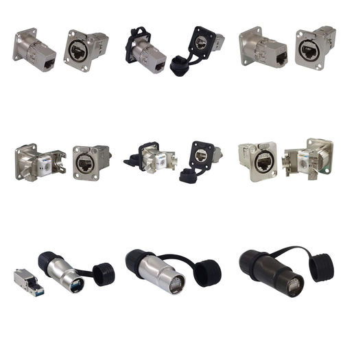 Conector de extensión-retracción - QCPT01000 - EmCom Technology Inc. - de datos / audio/vídeo / RJ45