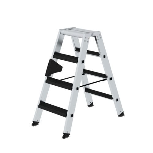 Escalera de tijera portátil - 0422 series - Munk Günzburger Steigtechnik - de aluminio / 3 peldaños / 5 peldaños