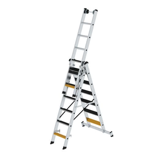 Escalera de aluminio - 0333 series - Munk Günzburger Steigtechnik - plegable / corredera