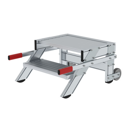 Escalera de aluminio - 05001 series - Munk Günzburger Steigtechnik - de plataforma / móvil / con certificado REACH