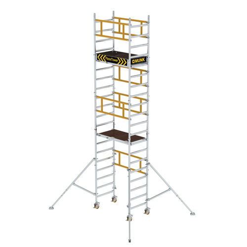 Torre de andamio móvil - 125100 - Munk Günzburger Steigtechnik - de fachada / con escalera / aluminio