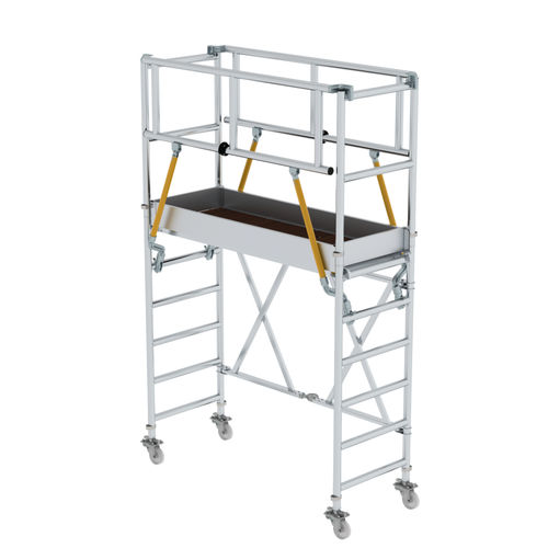 Torre de andamio móvil - 115114  - Munk Günzburger Steigtechnik - aluminio