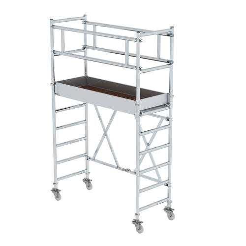Torre de andamio móvil - 115100  - Munk Günzburger Steigtechnik - de fachada / con escalera / aluminio