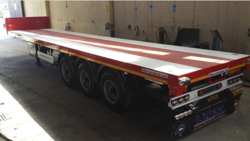 Remolque plataforma - lider trailer - para contenedores / de productos largos / de 3 ejes