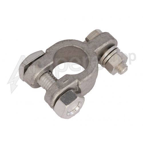 Brida de fijación de baterías de muelle - 2201200380  - Hagemann Systems GmbH - con ollao / de tornillo