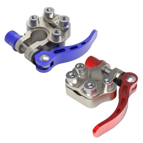 Brida de fijación de baterías de tornillo - 2201200432  - Hagemann Systems GmbH - de latón / de estaño / de hilo de metal