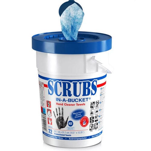 Toallita limpiadora para las manos - SCRUBS&reg; 72 - ITW Industrial Solutions - de pieza / de herramientas / para aplicaciones industriales