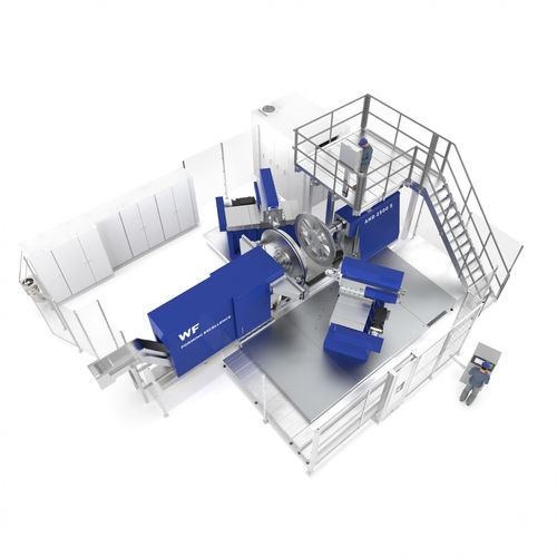 Torno de repulsar - AHD - WF Maschinenbau und Blechformtechnik GmbH & Co. KG